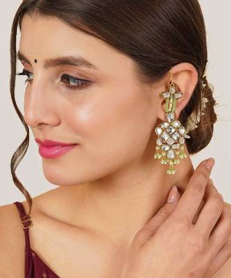 Majestic kundan earrings 2