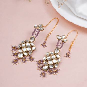 Majestic kundan earrings 1