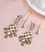 Majestic kundan earrings