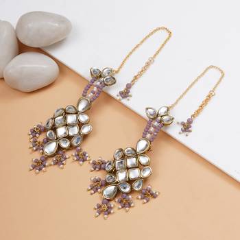 Majestic kundan earrings 3