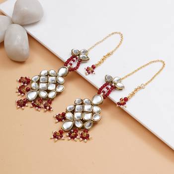 Majestic kundan earrings 1