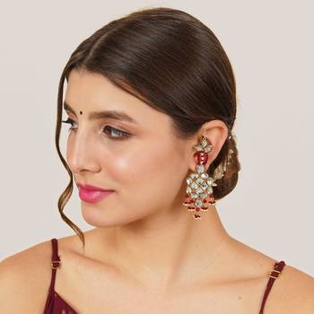Majestic kundan earrings 2