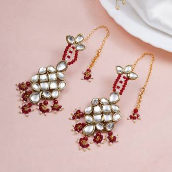 Majestic kundan earrings 3