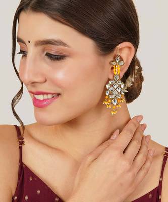 Majestic kundan earrings 2