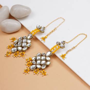 Majestic kundan earrings 3
