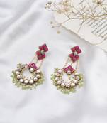 Dramatic kundan chandbali