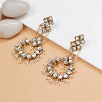 Dramatic kundan chandbali 1