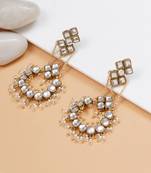 Dramatic kundan chandbali