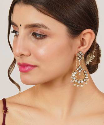 Dramatic kundan chandbali 2