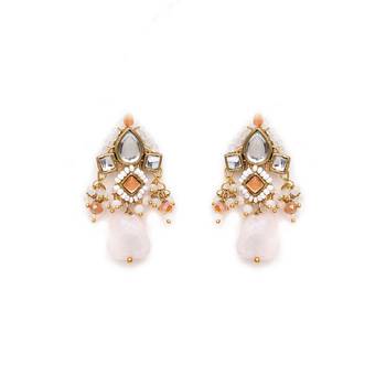 Off white affair kundan earrings 2