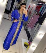 SALE New Moroccan Dubai Kaftans Farasha Abaya Dress Very Fancy Long Gown 