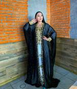 SALE Luxury Bedded Crystal Work Moroccan Dubai Kaftans Wedding Bridesmaid Dress