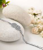 sterling silver merging bracelet