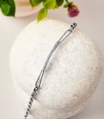 sterling silver bridge bracelet