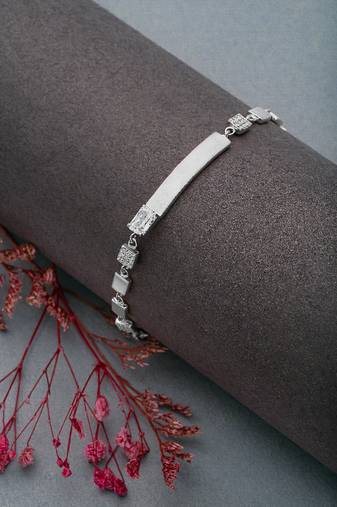 sterling silver belt bracelet
