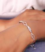 sterling silver queen link bracelet