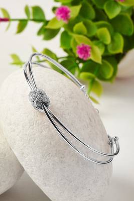sterling silver knot kada 1