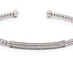 sterling silver crystal kada