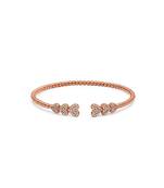 Rose gold  sterling silver triple-love kada