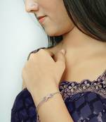 Silver infinity loop kada