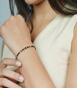 Silver black knight twinkle bracelet