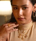 Multicolor sterling silver studded earrings