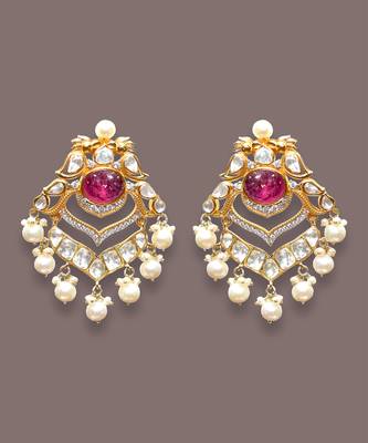 Multicolor sterling silver earrings with gold plating 4