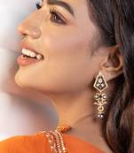 Black sterling silver base earrings