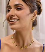 Multicolor gemstone choker