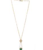 Multicolor sterling silver dangle pendant