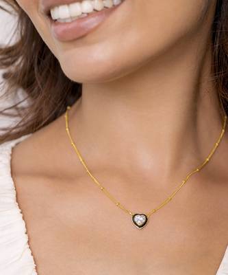 Gold sterling silver pendant 1