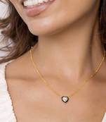 Gold sterling silver pendant