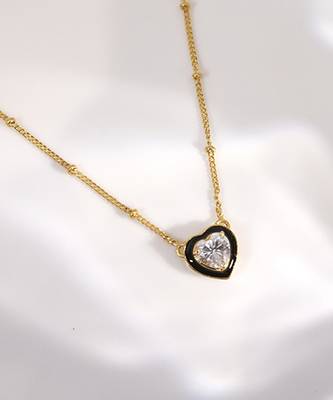 Gold sterling silver pendant 2