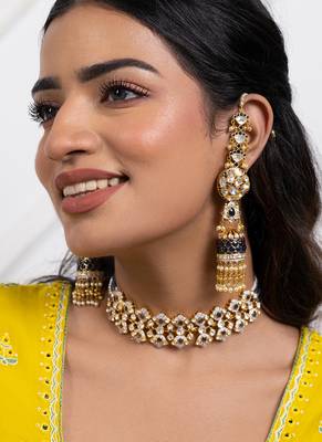 Multicolor sterling silver necklace-set 2