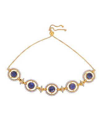 Blue sterling silver bracelet 3