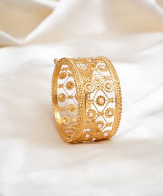 Gold sterling silver bracelet 2