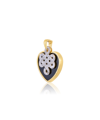 Multicolor sterling silver studded jewellery pendant 2
