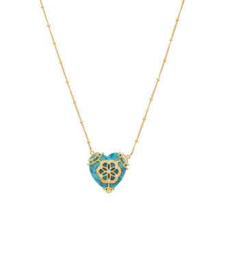 Turquoise studded jewellery sterling silver pendant 2