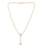 Yellow gold plated snake chain pendant