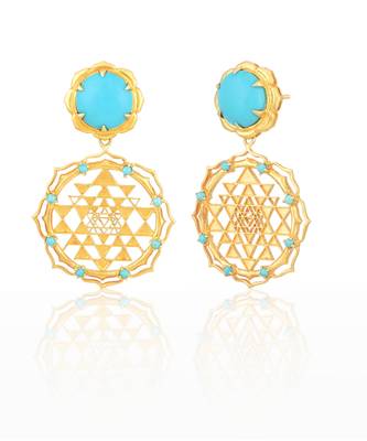 Blue sterling silver studded jewellery earrings 2