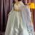 White sequins and thread work Lehenga Choli