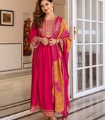 Mani carnation pink work suit set