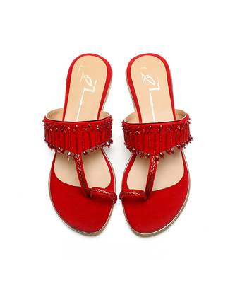 Red velvet flats 3