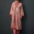 Eliza salmon cotton full embroidery lawn suit set