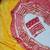 White 2D Shaded Viscose Georgette Saree