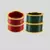Acrylic-brass multicolor  plain bangle combo