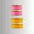 Acrylic-brass multicolor  plain bangle combo