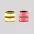 Acrylic multicolor  plain bangle combo