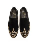 Black velvet mocassins