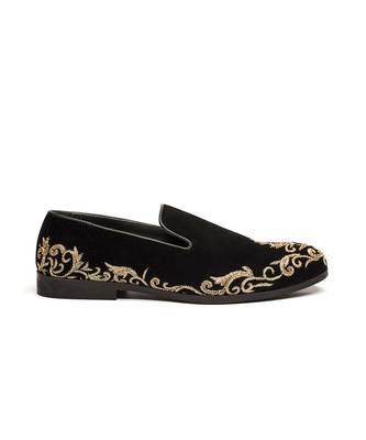 Black velvet mocassins 2